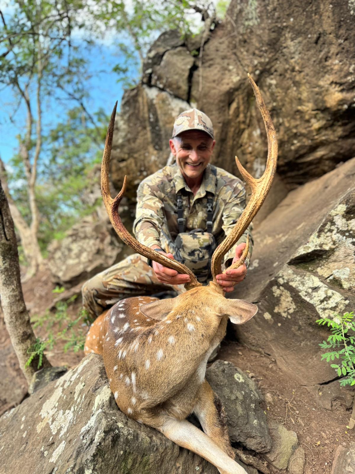 Axis deer hunting on Molokai highlands